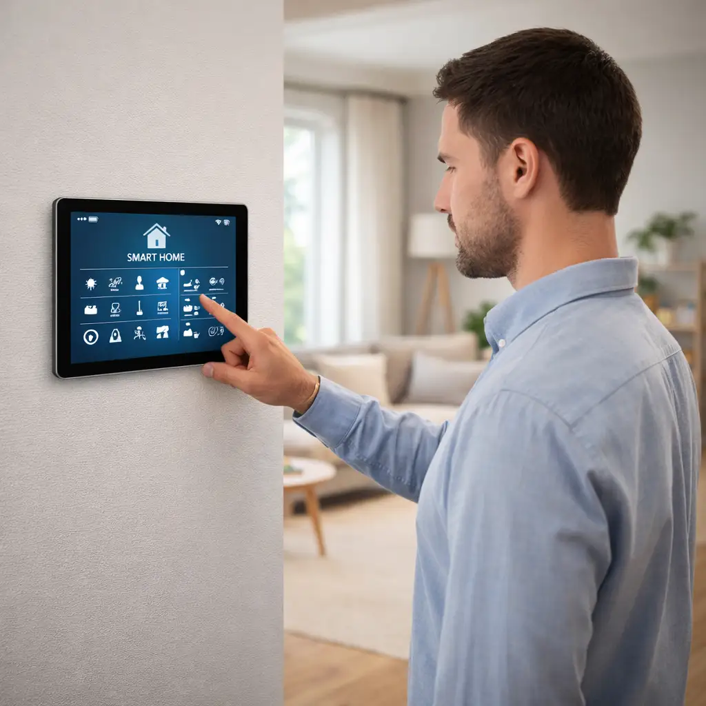 Smart Home Einfamilienhaus Technik