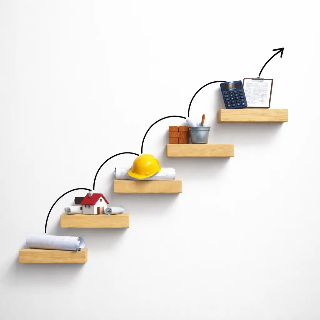 Einfamilienhaus planen Schritte Zeitplan