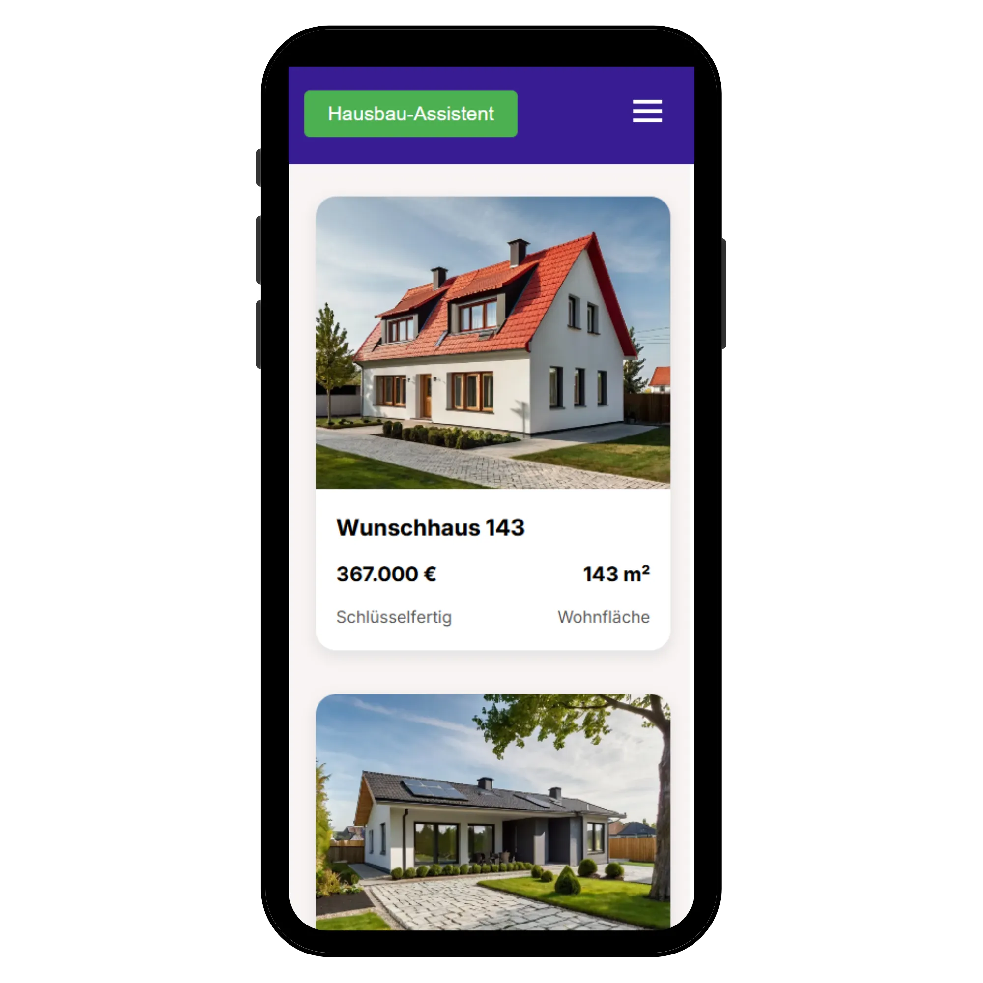 Plattform Ansicht Mobil