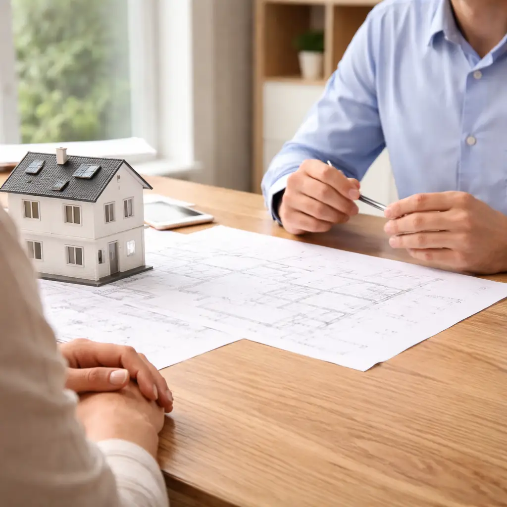 Energieberater beim Hausbau