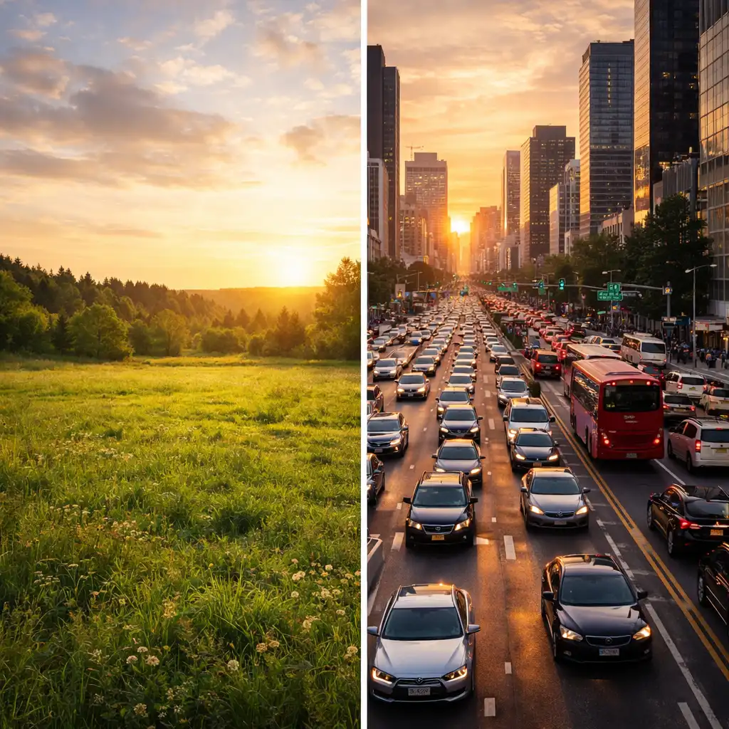 Ruhige Lage vs. zentrale Lage – Entscheidungshilfe