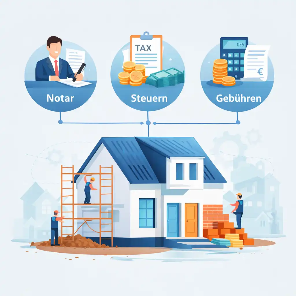Nebenkosten beim Hausbau – komplette Liste